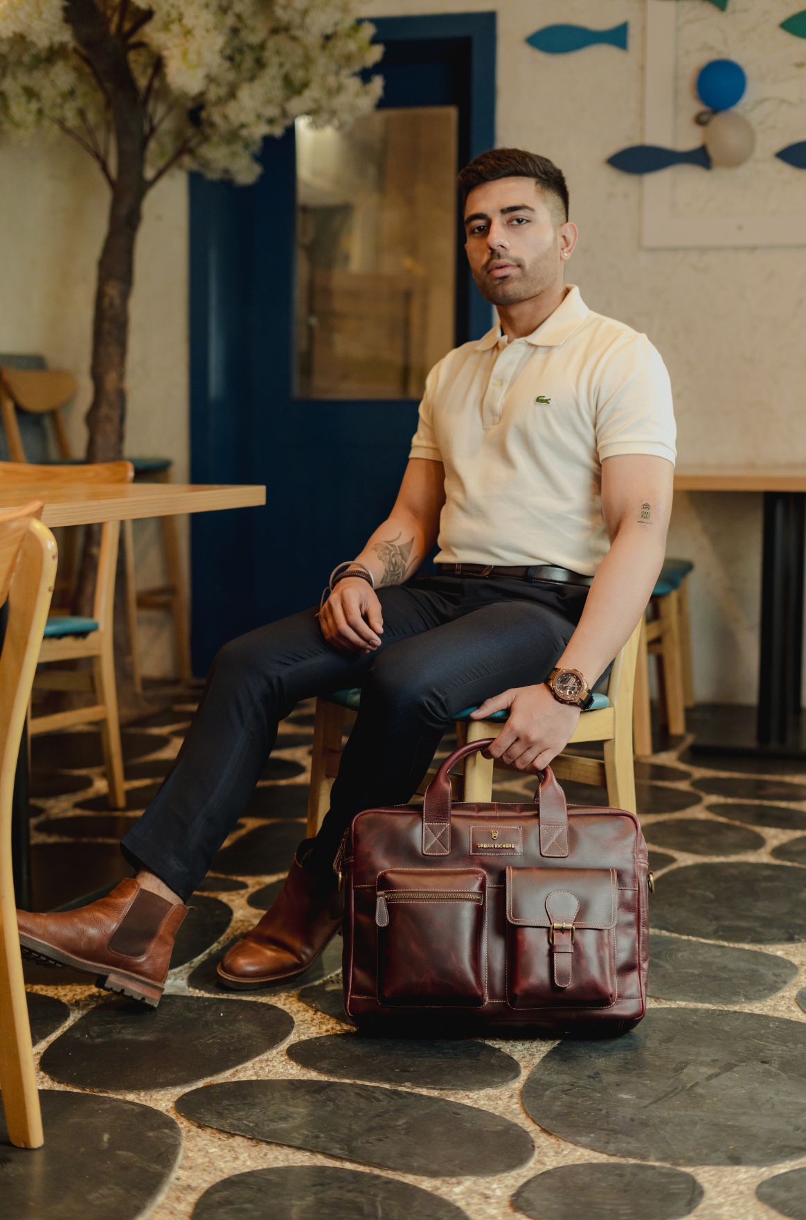 Sleek Guard Bordo Laptop Bag