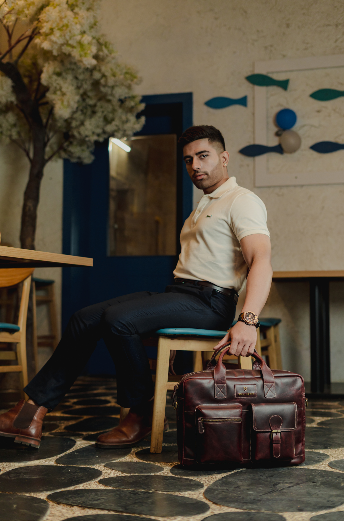 Sleek Guard Bordo Laptop Bag