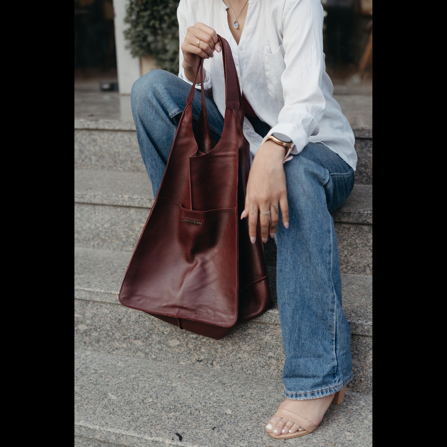 All-Day Elegance Cherry Hobo bag