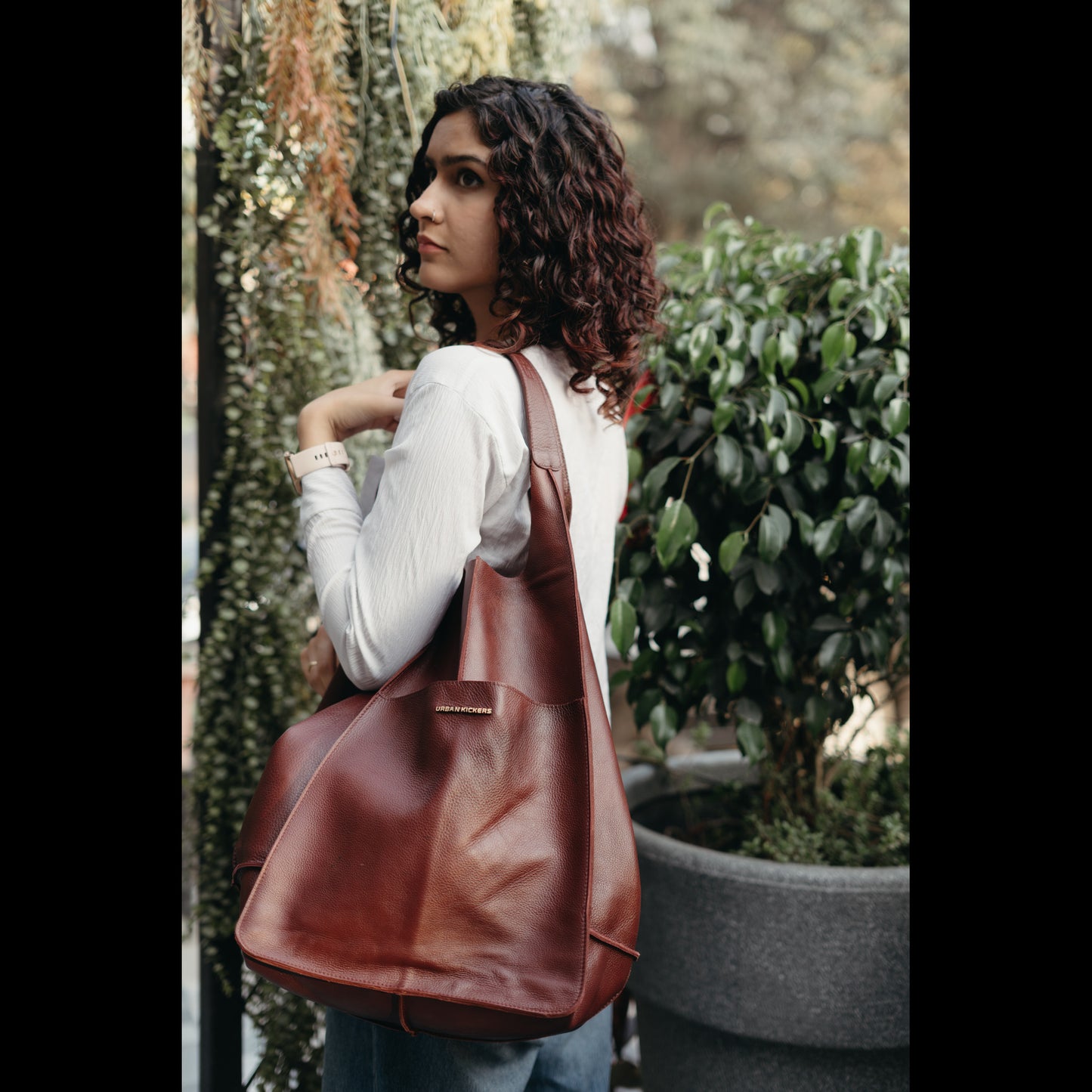 All-Day Elegance Cherry Hobo bag