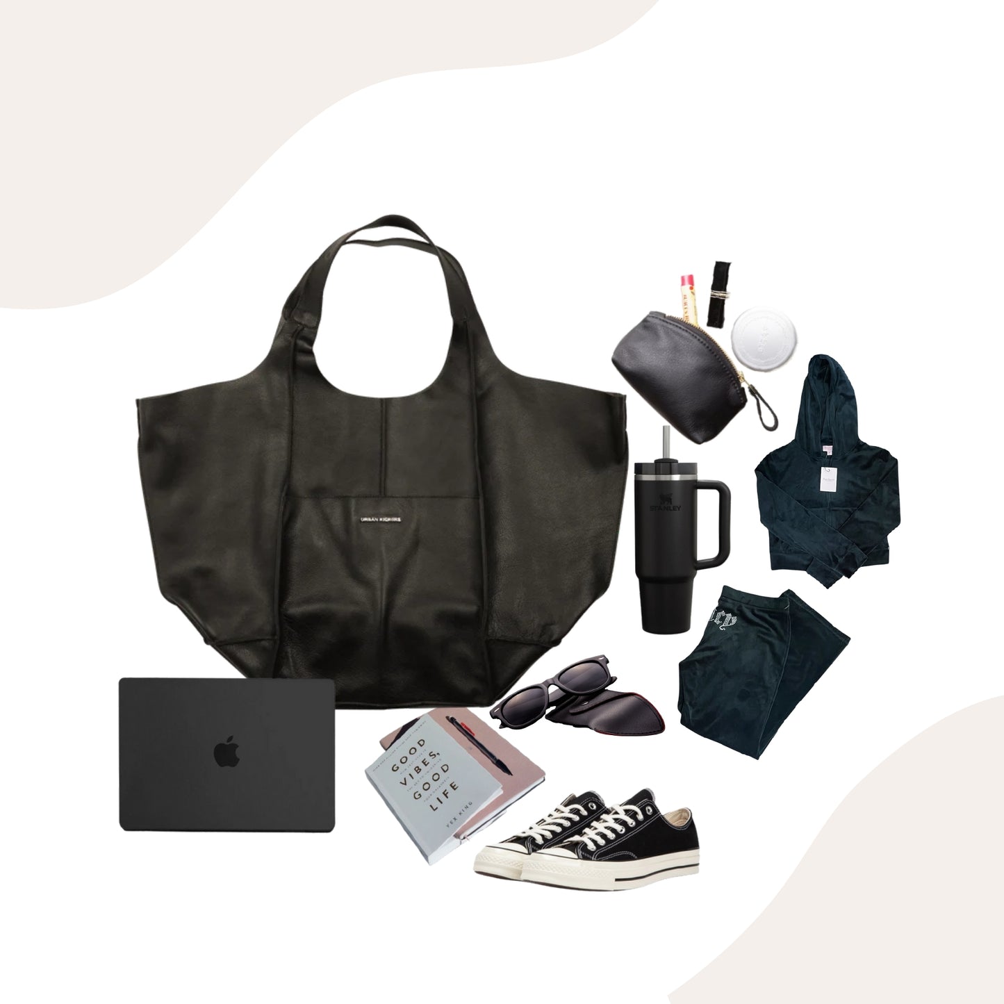 All-Day Elegance Black Hobo bag