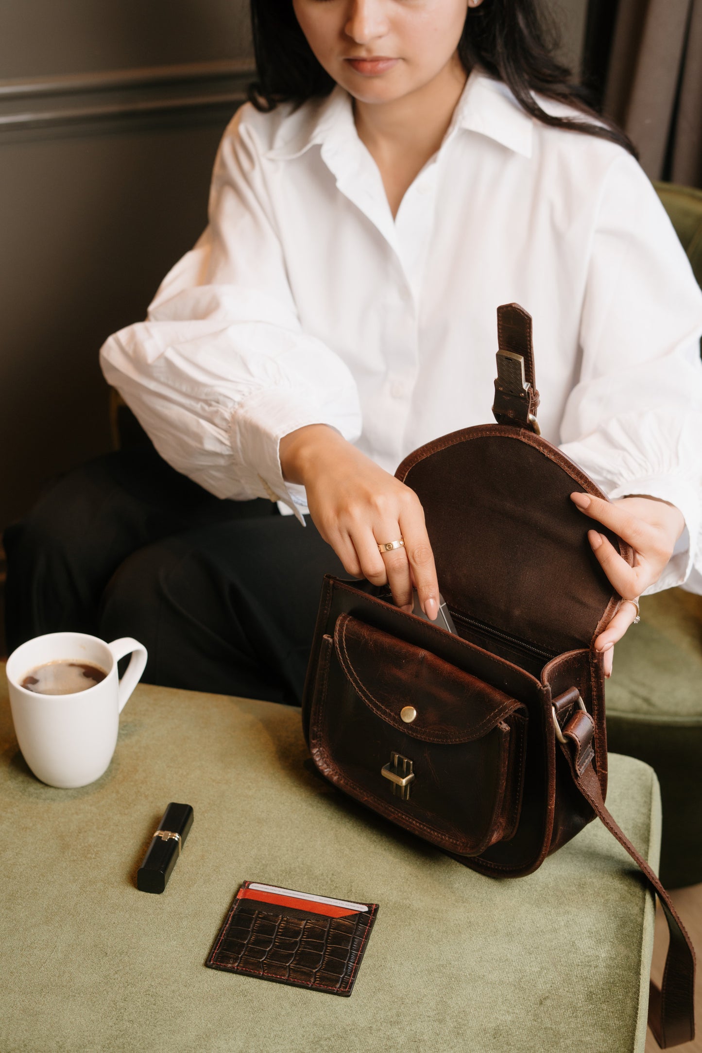 Urban Chic Mud Satchel Bag