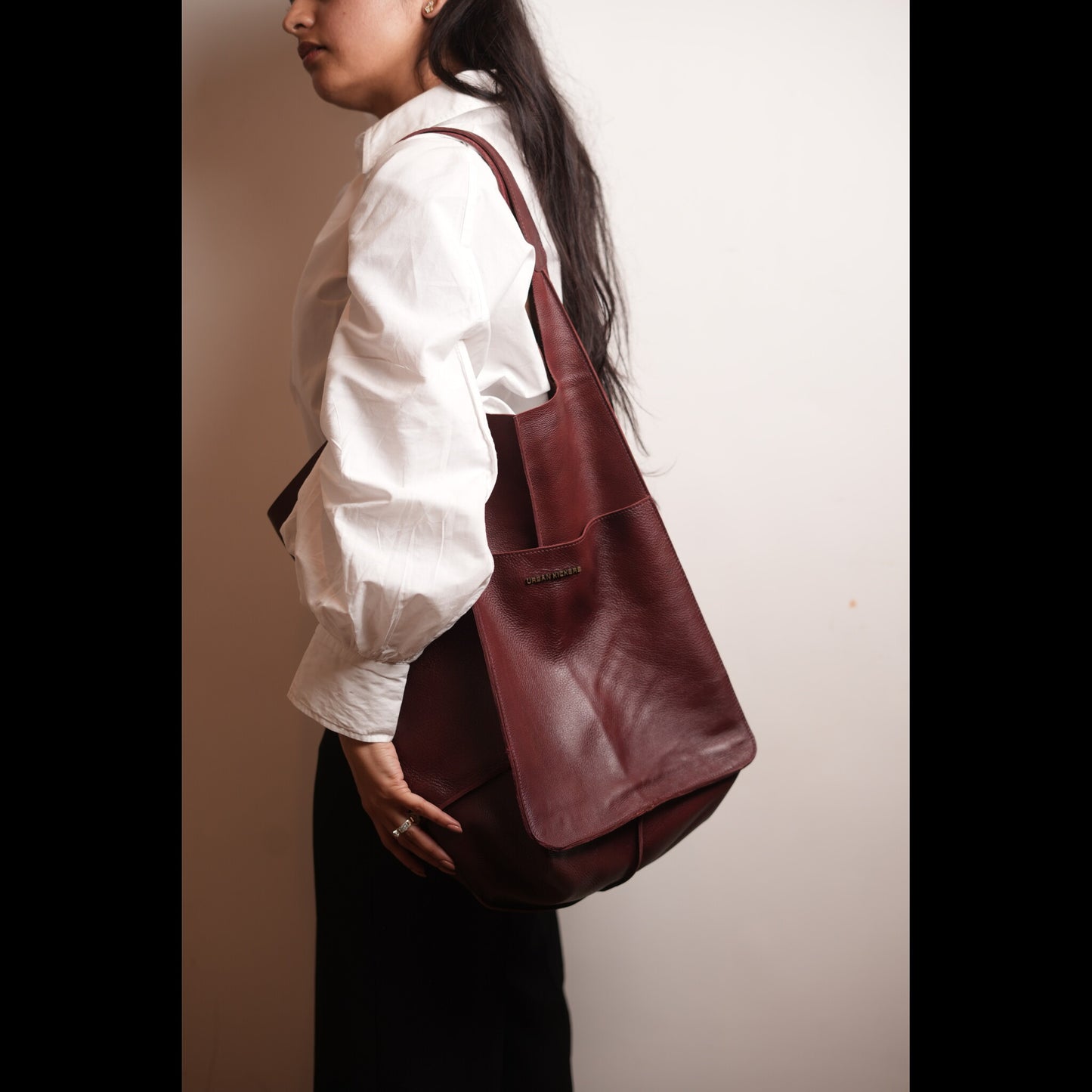 All-Day Elegance Cherry Hobo bag
