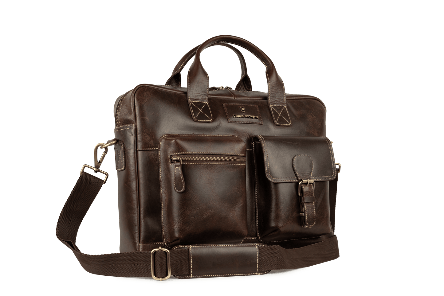Sleek Guard Brown Laptop Bag