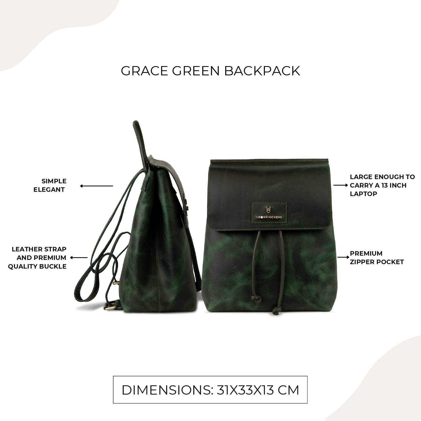 Grace Green Backpack