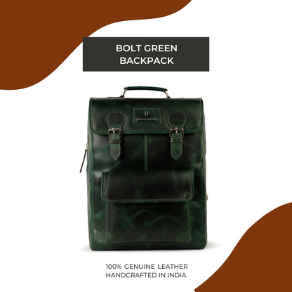 Bolt Green Backpack