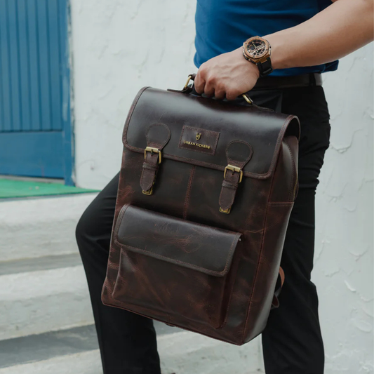 Bolt Brown Backpack