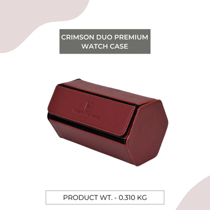 Crimson Duo Premium Watch Case