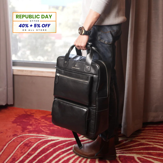 Voyager Black Backpack