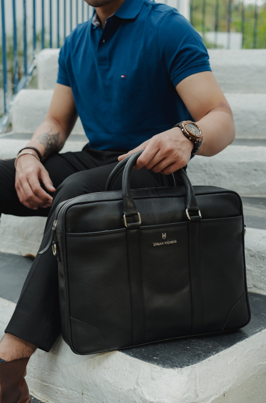 Tech Shell Black Laptop Bag