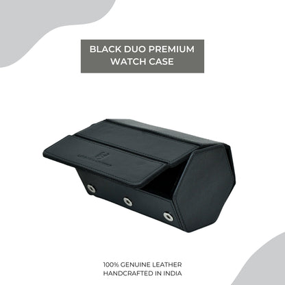 Black Duo Premium Watch Case