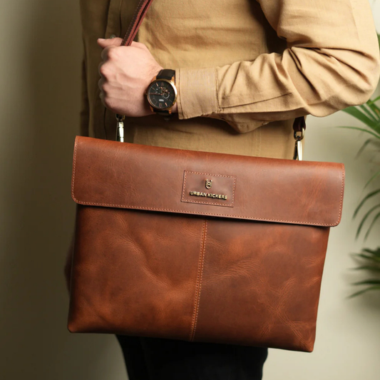 Glide Wrap Tan Laptop Sleeve