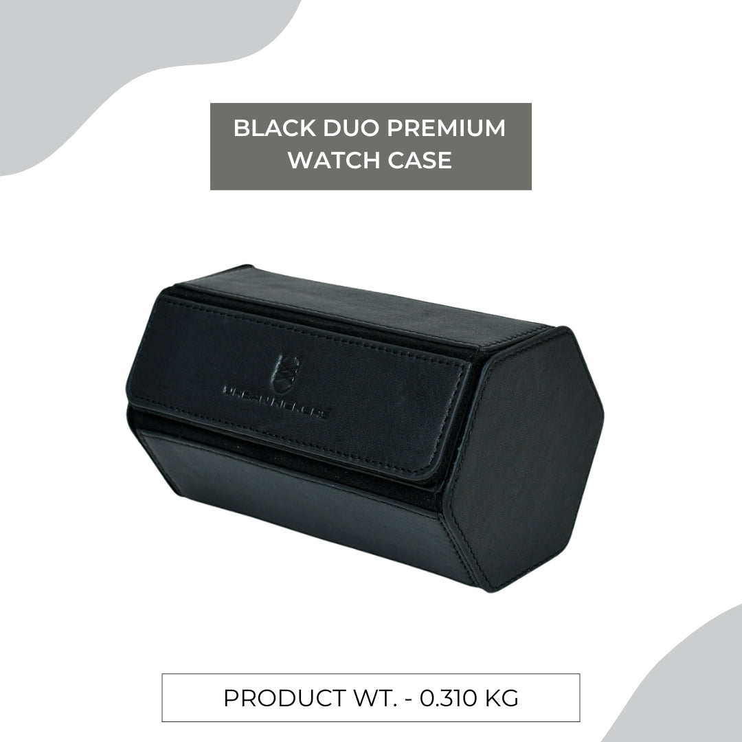 Black Duo Premium Watch Case