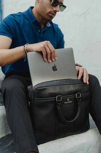 Tech Shell Black Laptop Bag