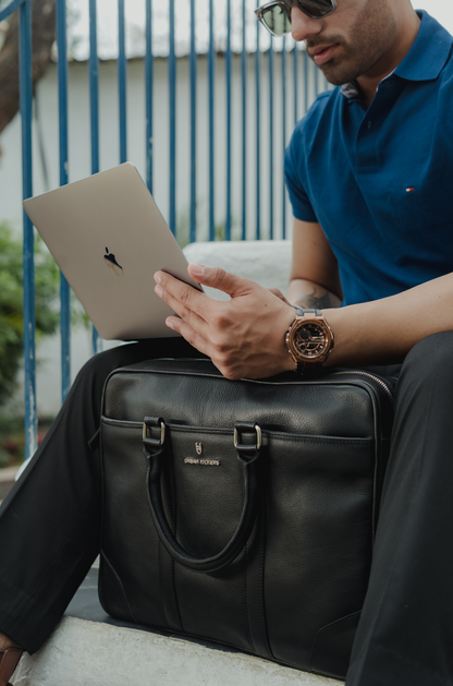 Tech Shell Black Laptop Bag