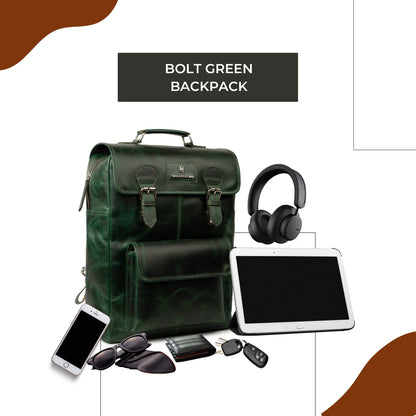 Bolt Green Backpack