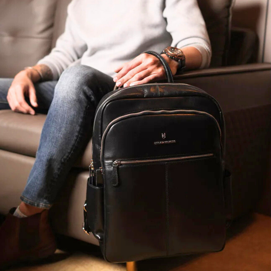 Trekker Black Backpack