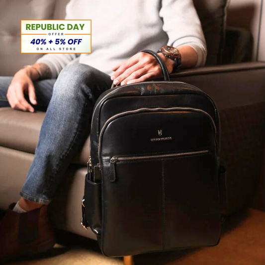 Trekker Black Backpack