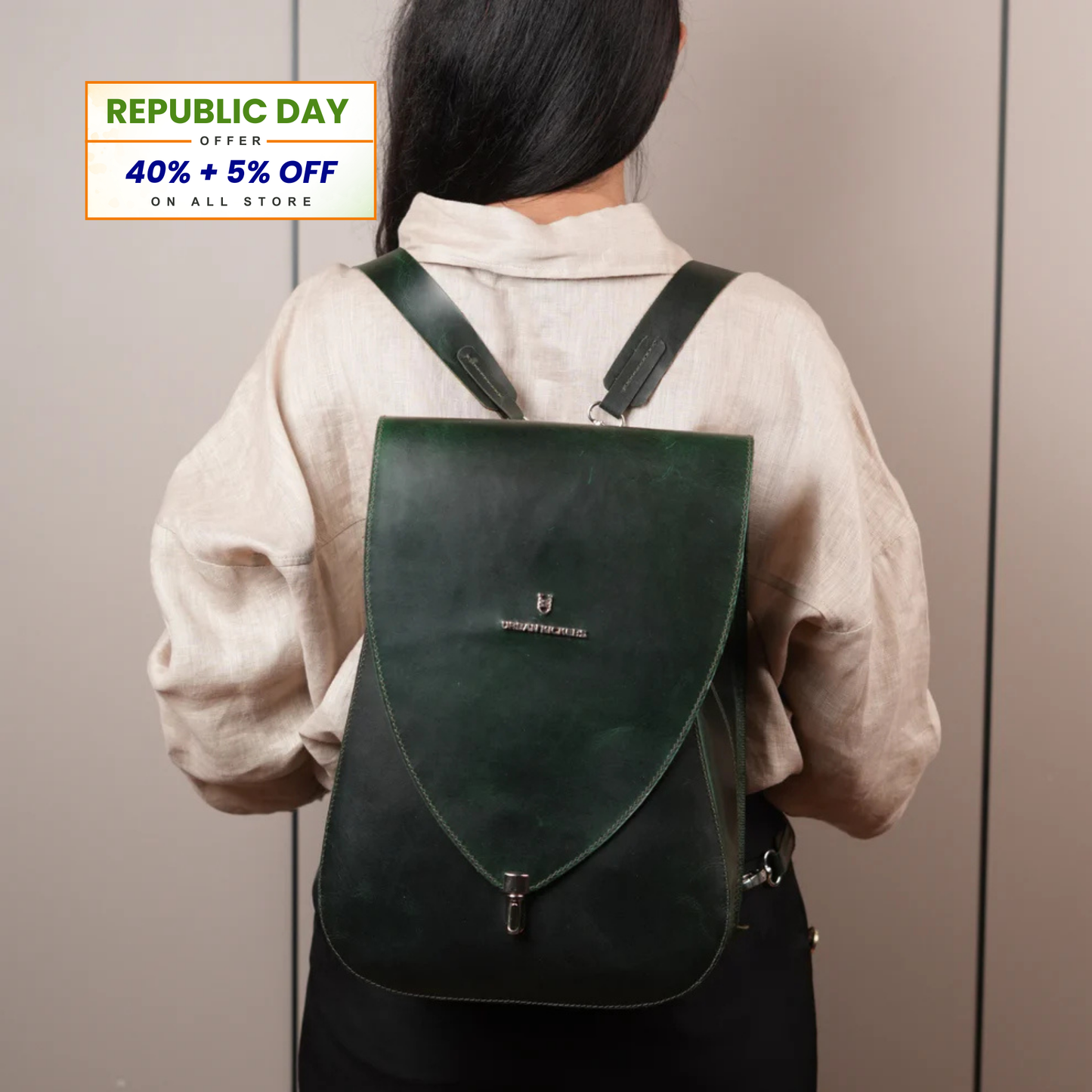 Slim Stride Backpack - Green