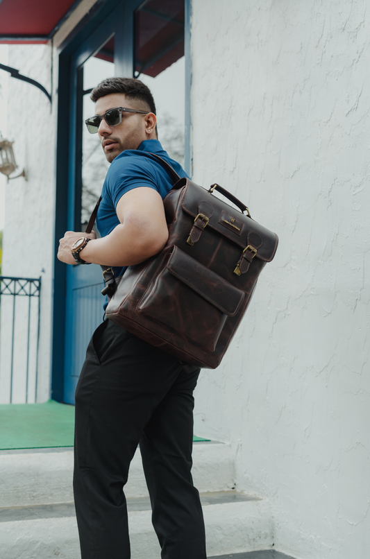 Bolt Brown Backpack