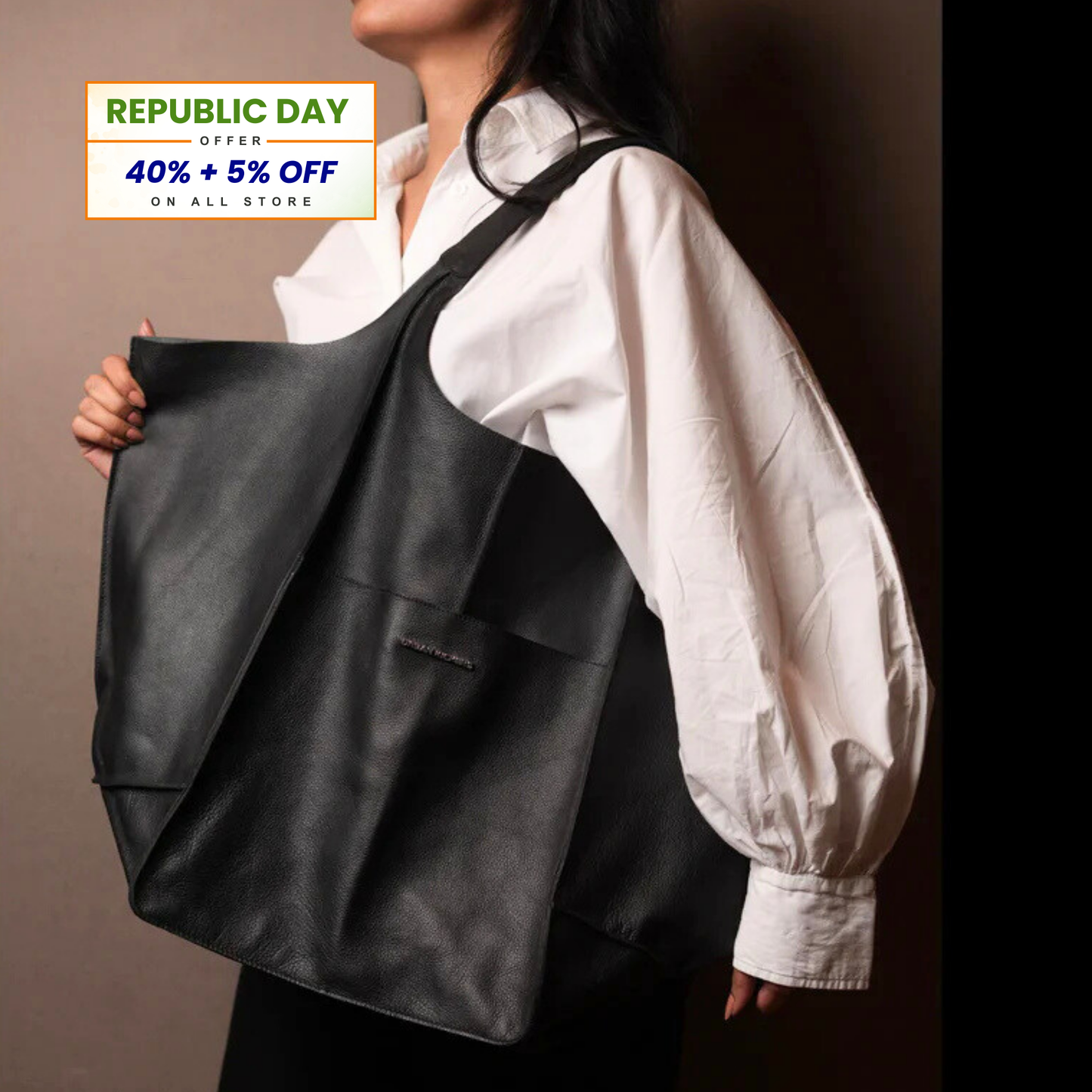 All-Day Elegance Black Hobo bag