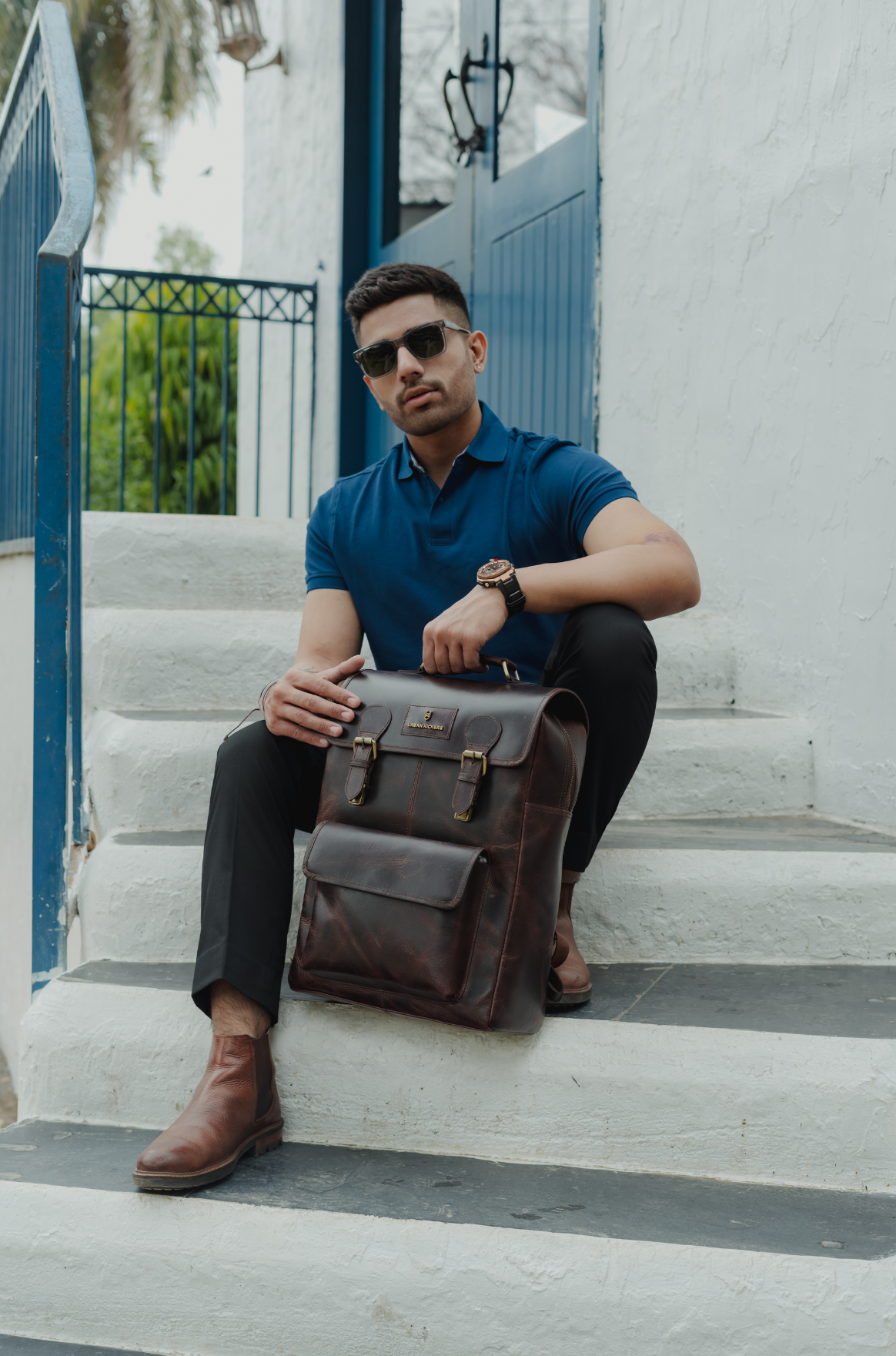 Bolt Brown Backpack