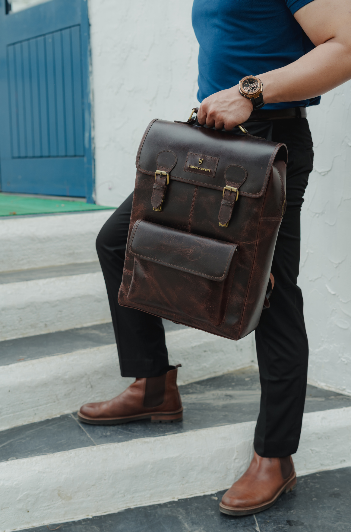 Bolt Brown Backpack