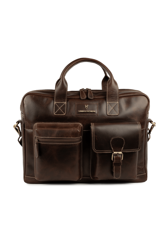 Sleek Guard Brown Laptop Bag