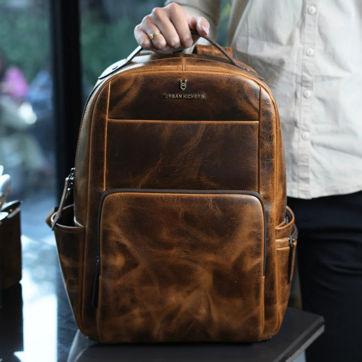 Metropolitan Voyager Tan Backpack