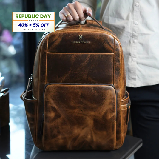 Metropolitan Voyager Tan Backpack