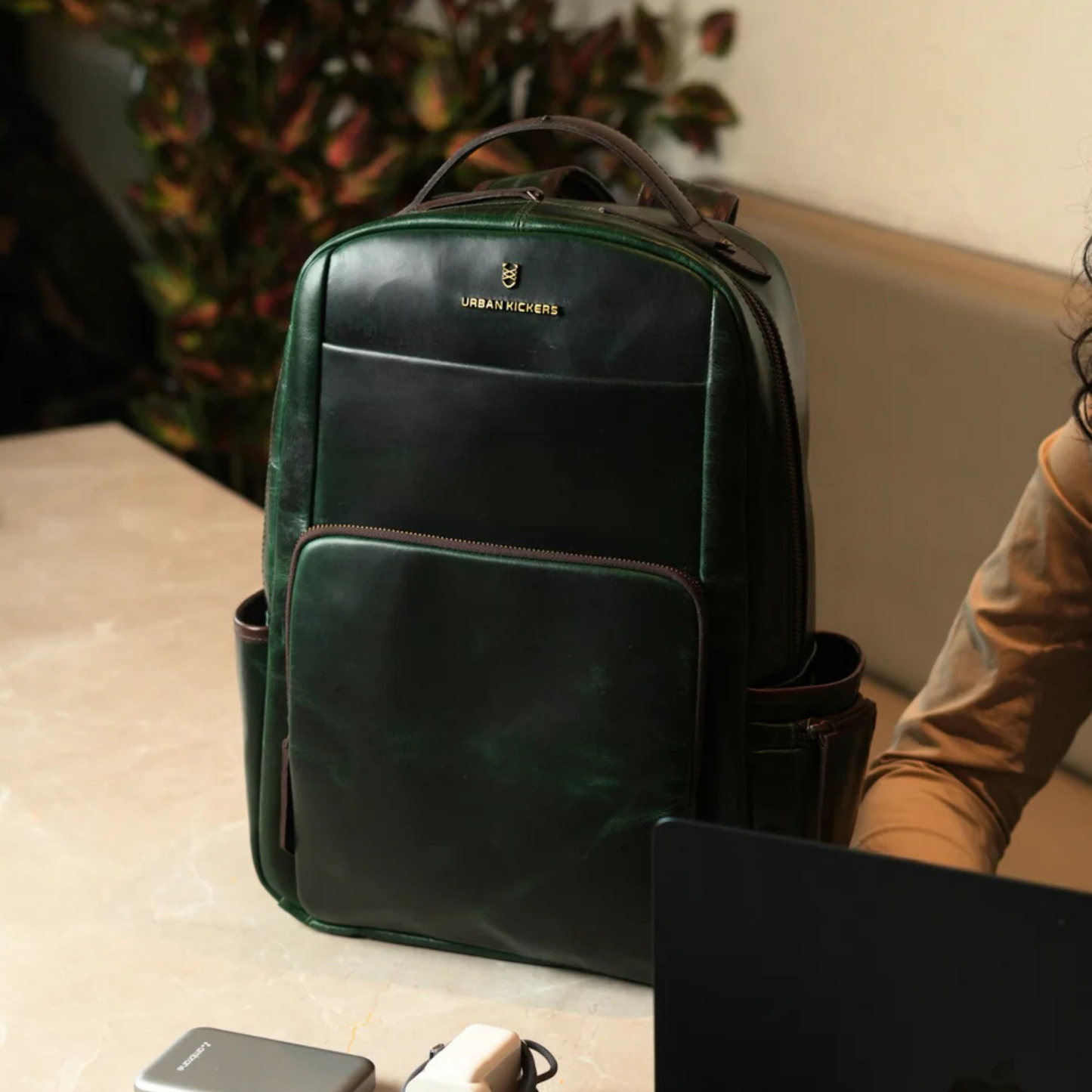 Metropolitan Voyager Greenish-Brown Backpack