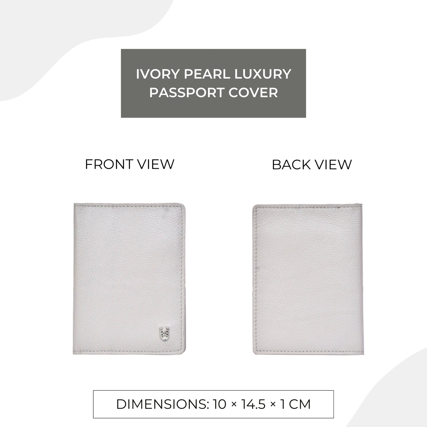Ivory Pearl Luxury Passport Cover