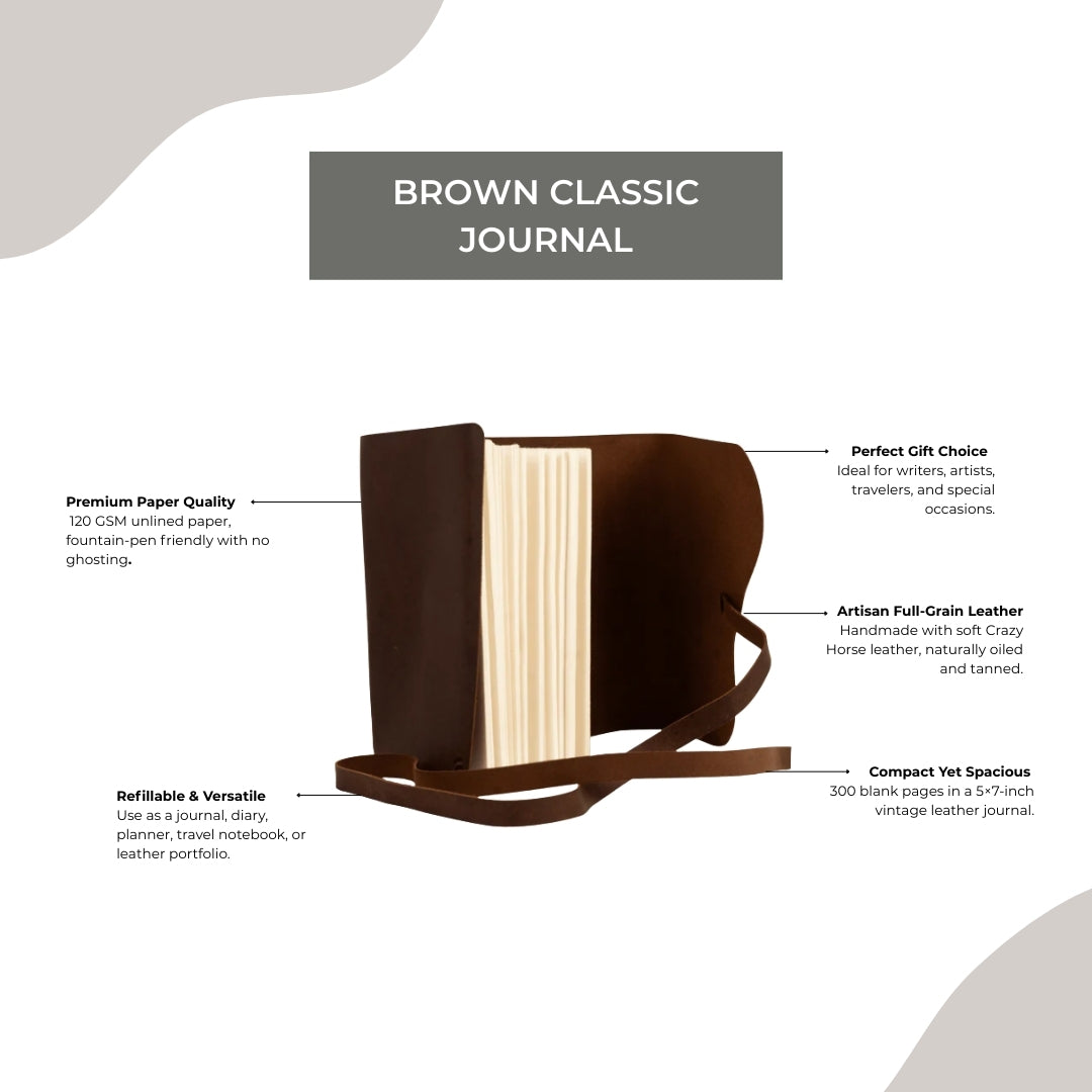 Brown Classic Journal