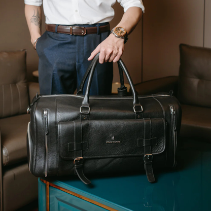 Jetsetter Weekender Black Duffle