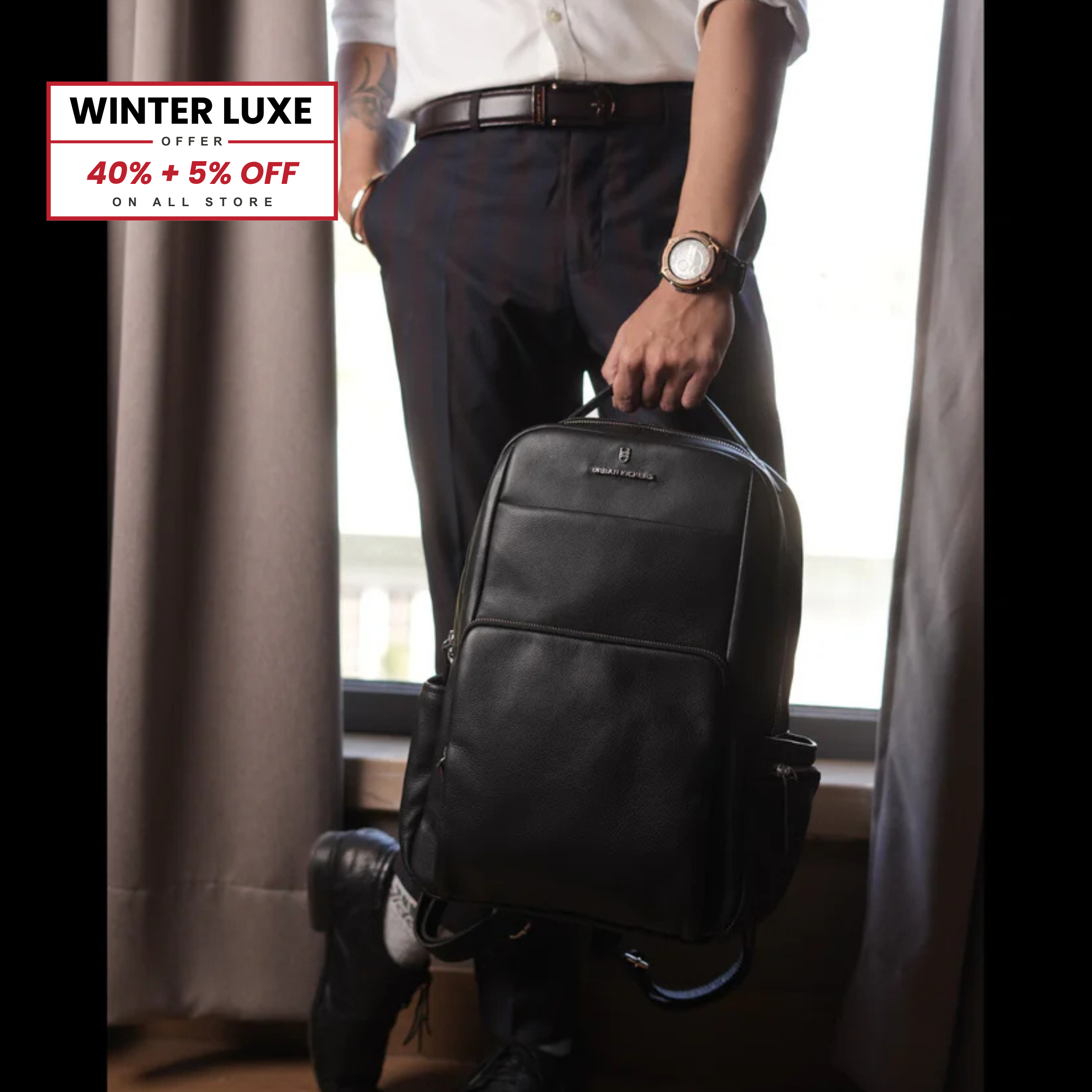 Metropolitan Voyager Black Backpack – Urban Kickers