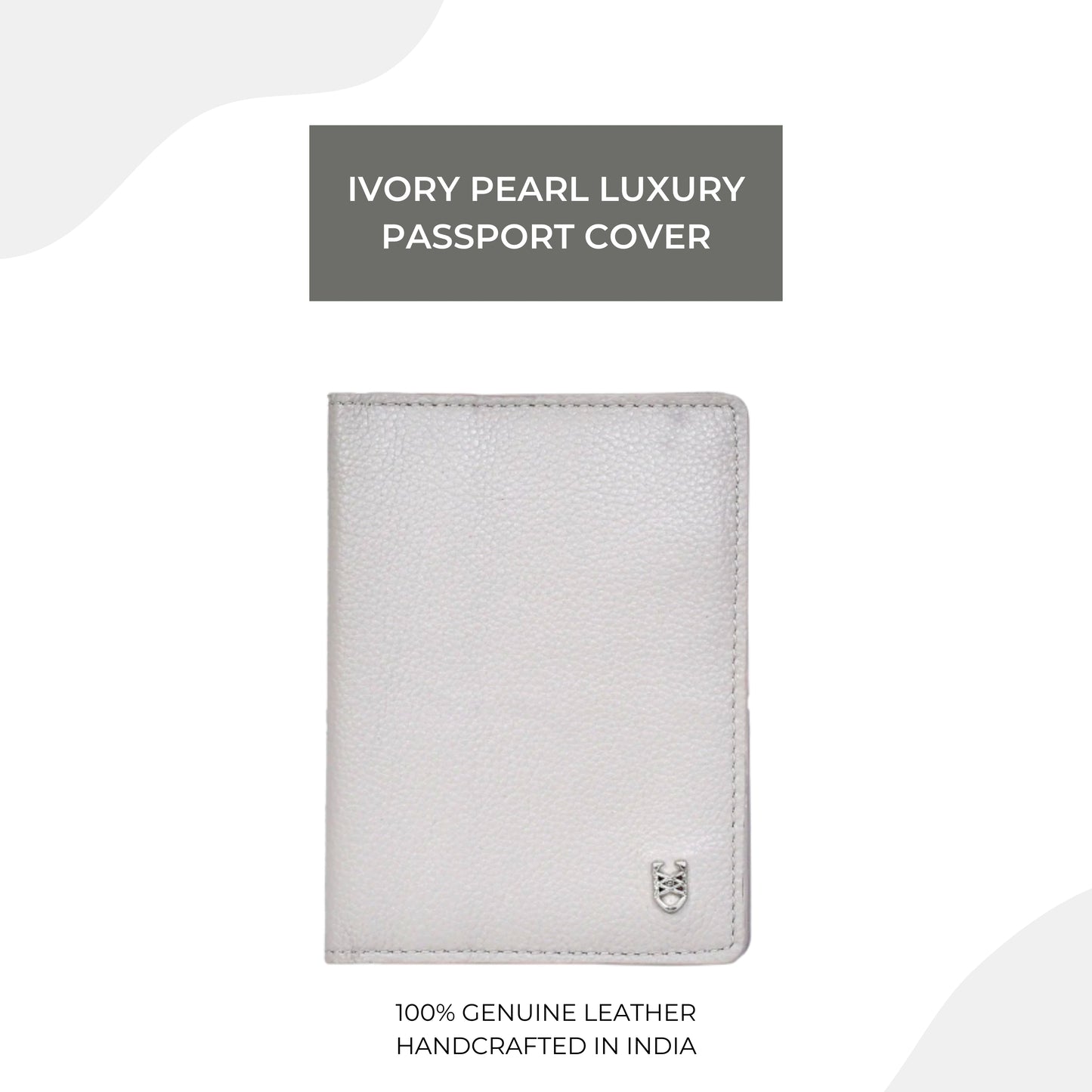 Ivory Pearl Luxury Passport Cover
