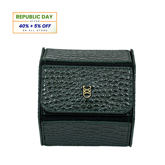EmeraldCroco Luxury Watch Case