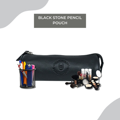 Black Stone  Pencil Pouch