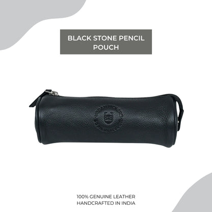 Black Stone  Pencil Pouch