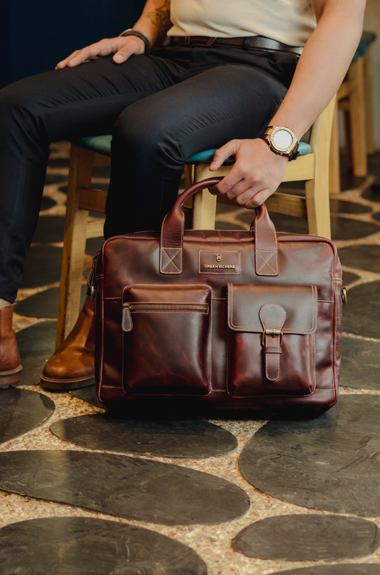 Sleek Guard Bordo Laptop Bag