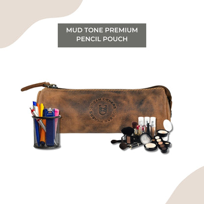 Mud Tone  Premium Pencil  Pouch