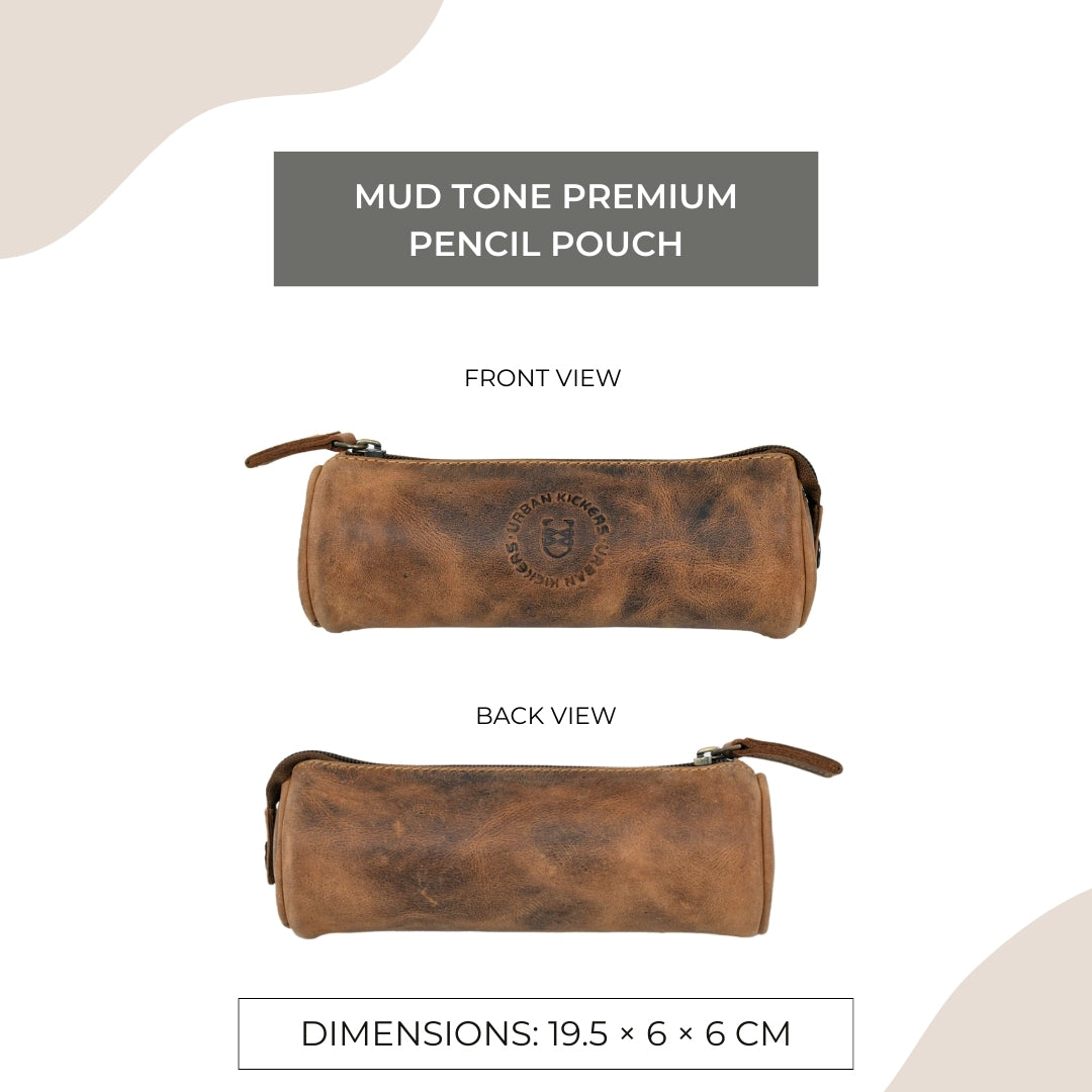 Mud Tone  Premium Pencil  Pouch