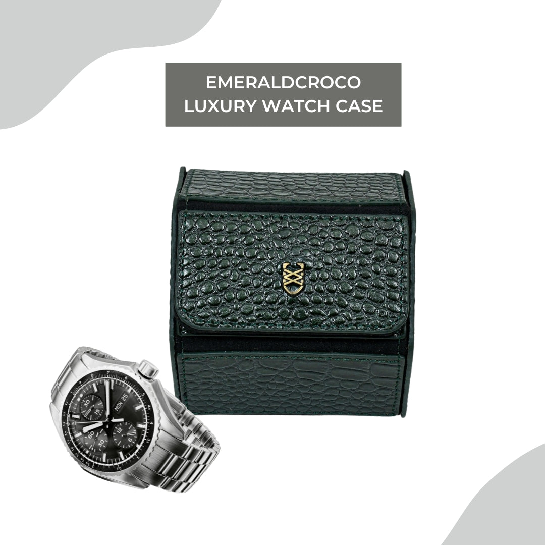 EmeraldCroco Luxury Watch Case