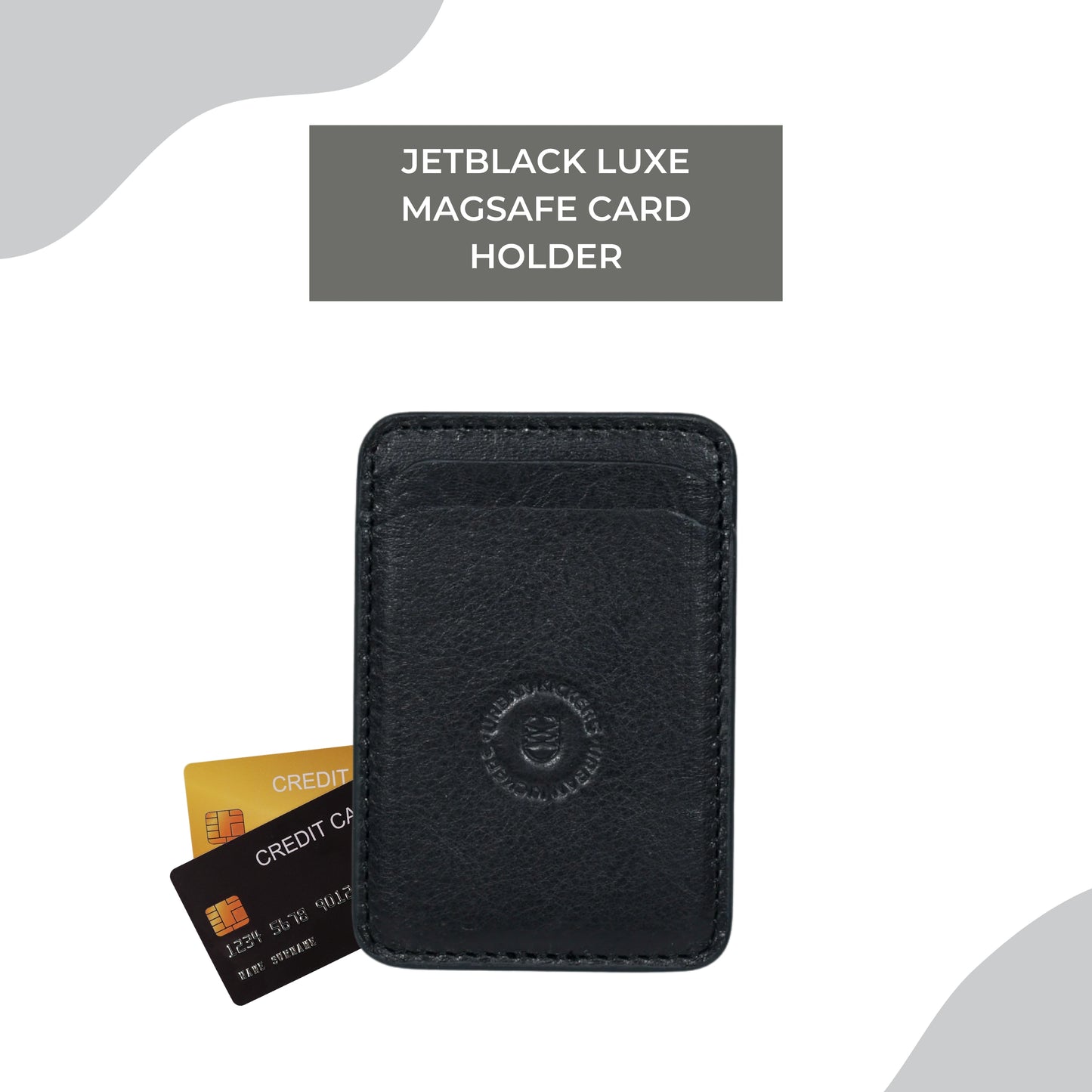 Jetblack Luxe MagSafe Card Holder