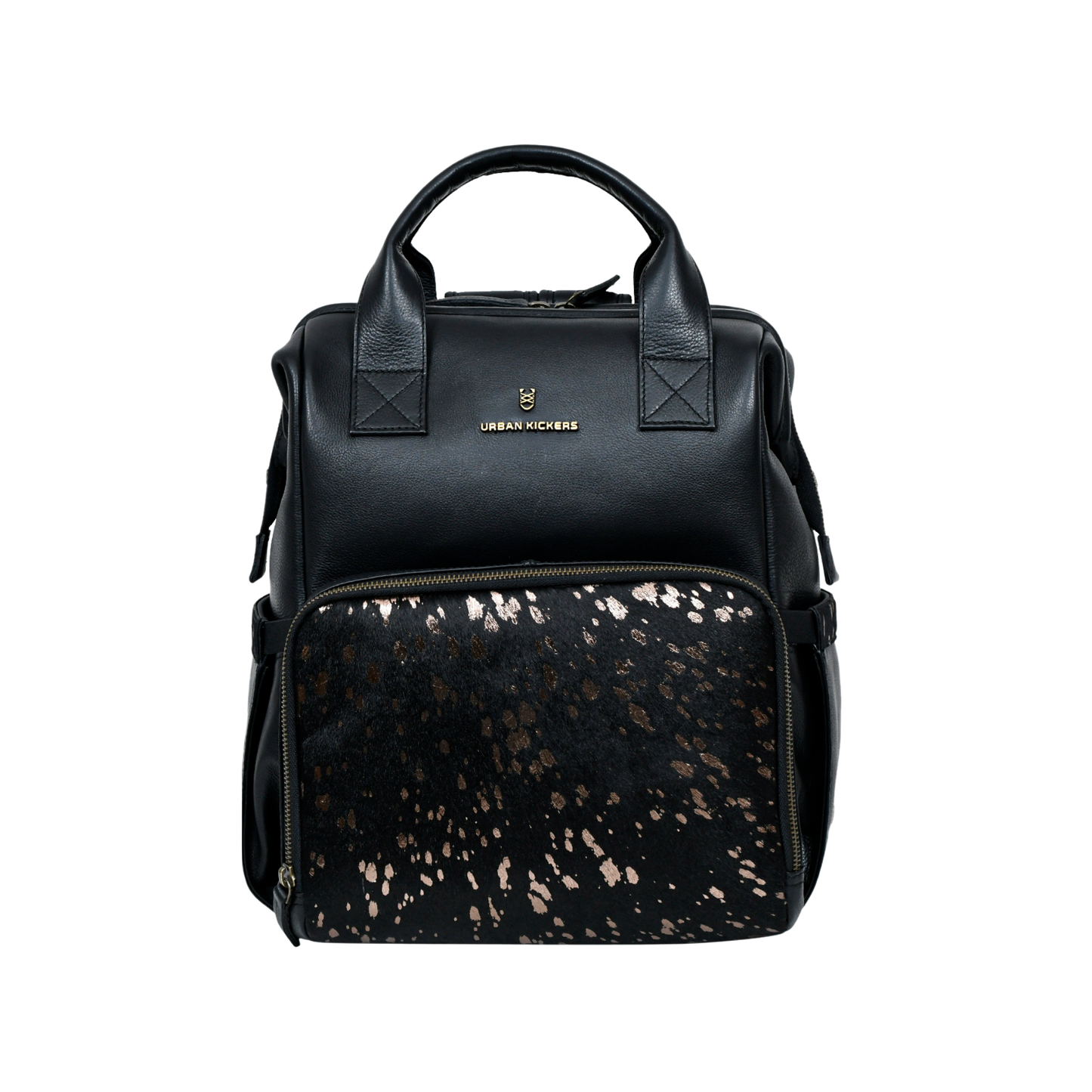 Little Lama Black Diaper Bag