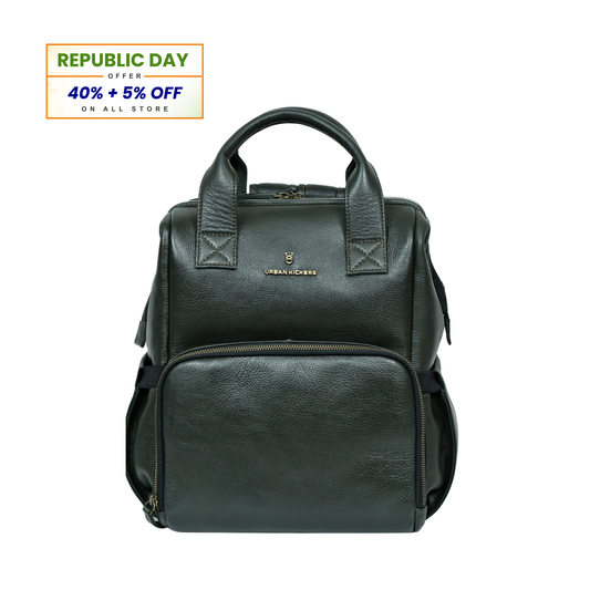 Little Lama Olive Diaper Bag