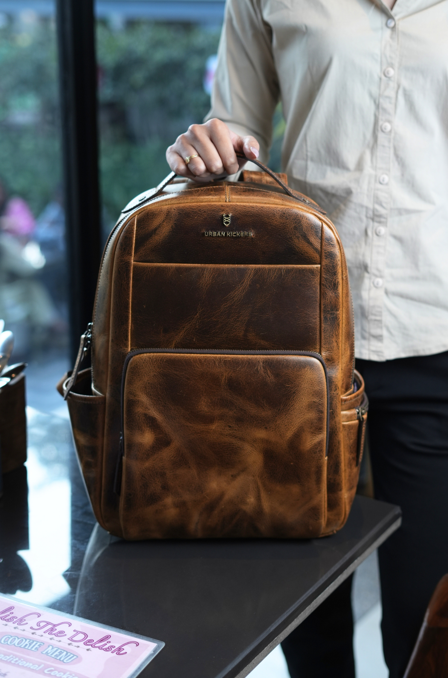 Metropolitan Voyager Tan Backpack