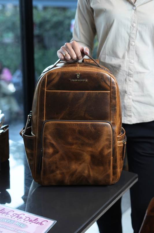 Metropolitan Voyager Tan Backpack