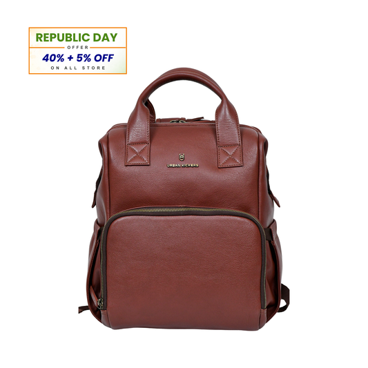 Little Lama Tan Diaper Bag