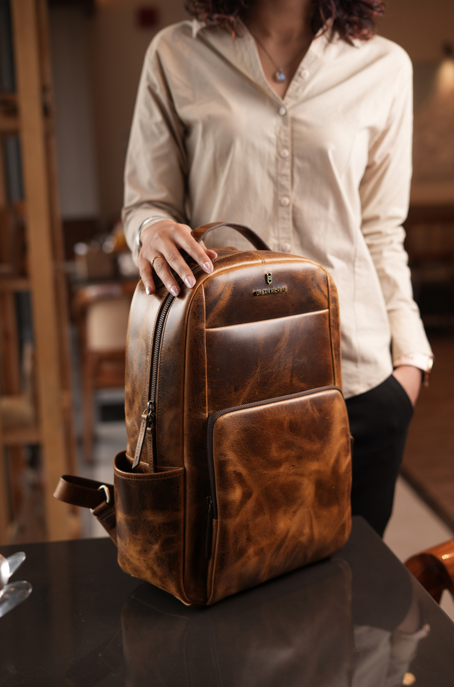 Metropolitan Voyager Tan Backpack